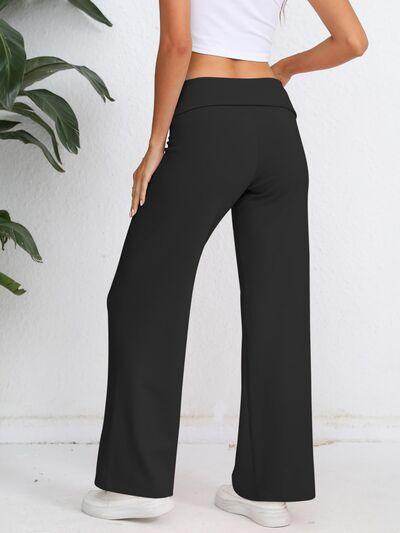 Elastic Waist Wide Leg Pants for Comfortable Everyday Wear