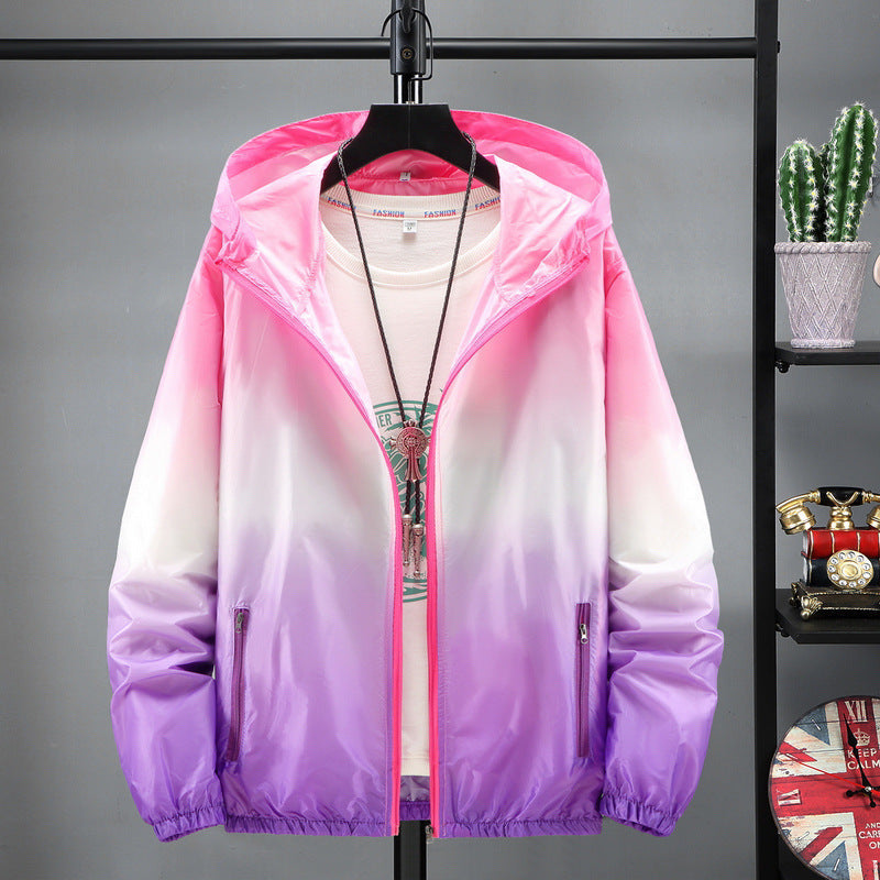 Lightweight Hooded Sun-Protective Jacket