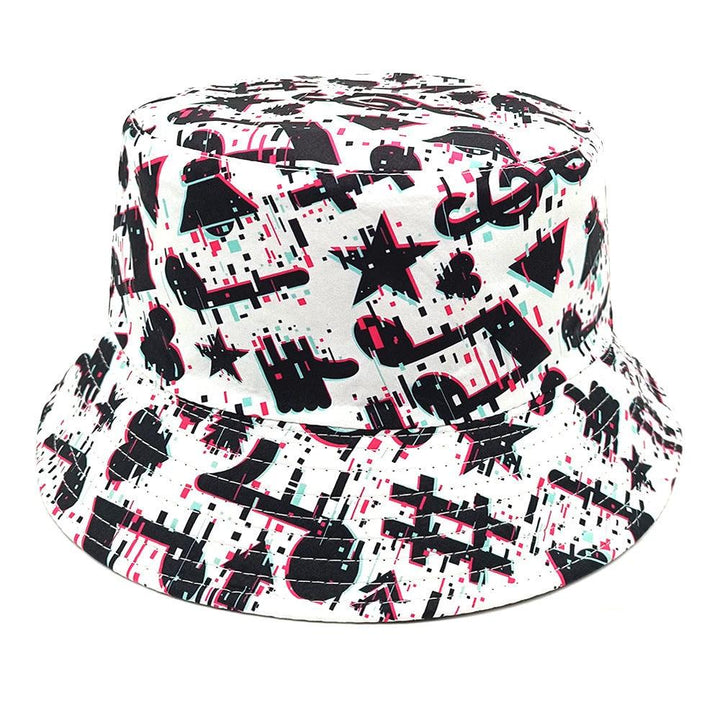 Musical Note Pattern Printing Bucket Hat