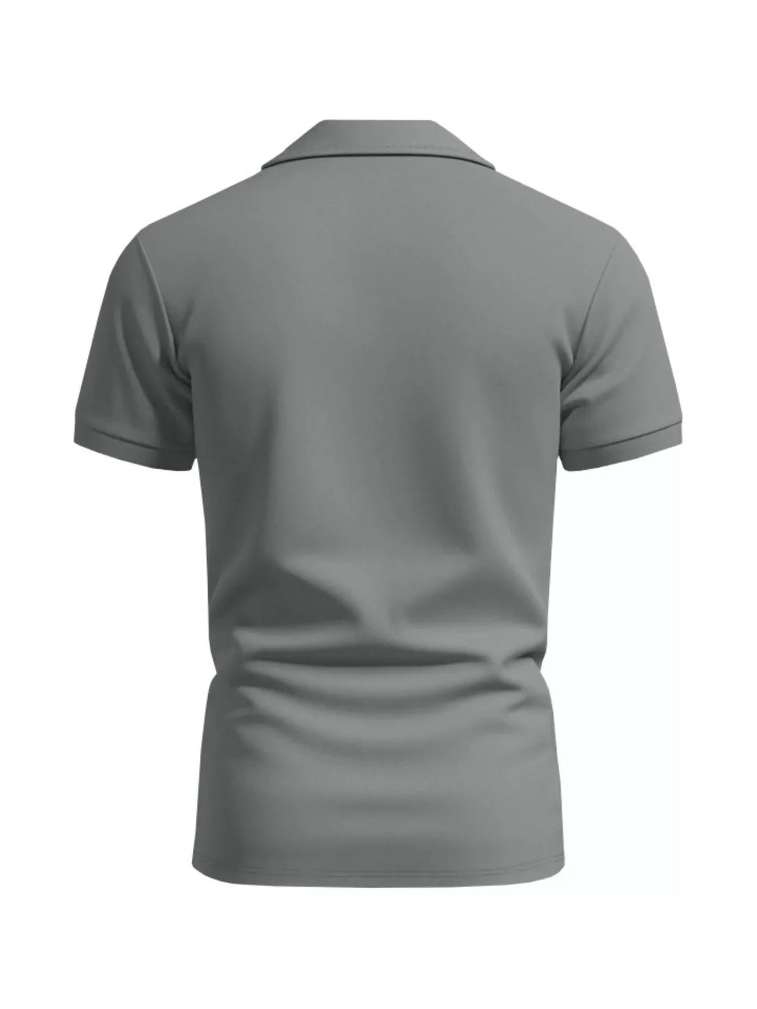 Men's Full Size Slim-Fit Short Sleeve Polo Plus Size