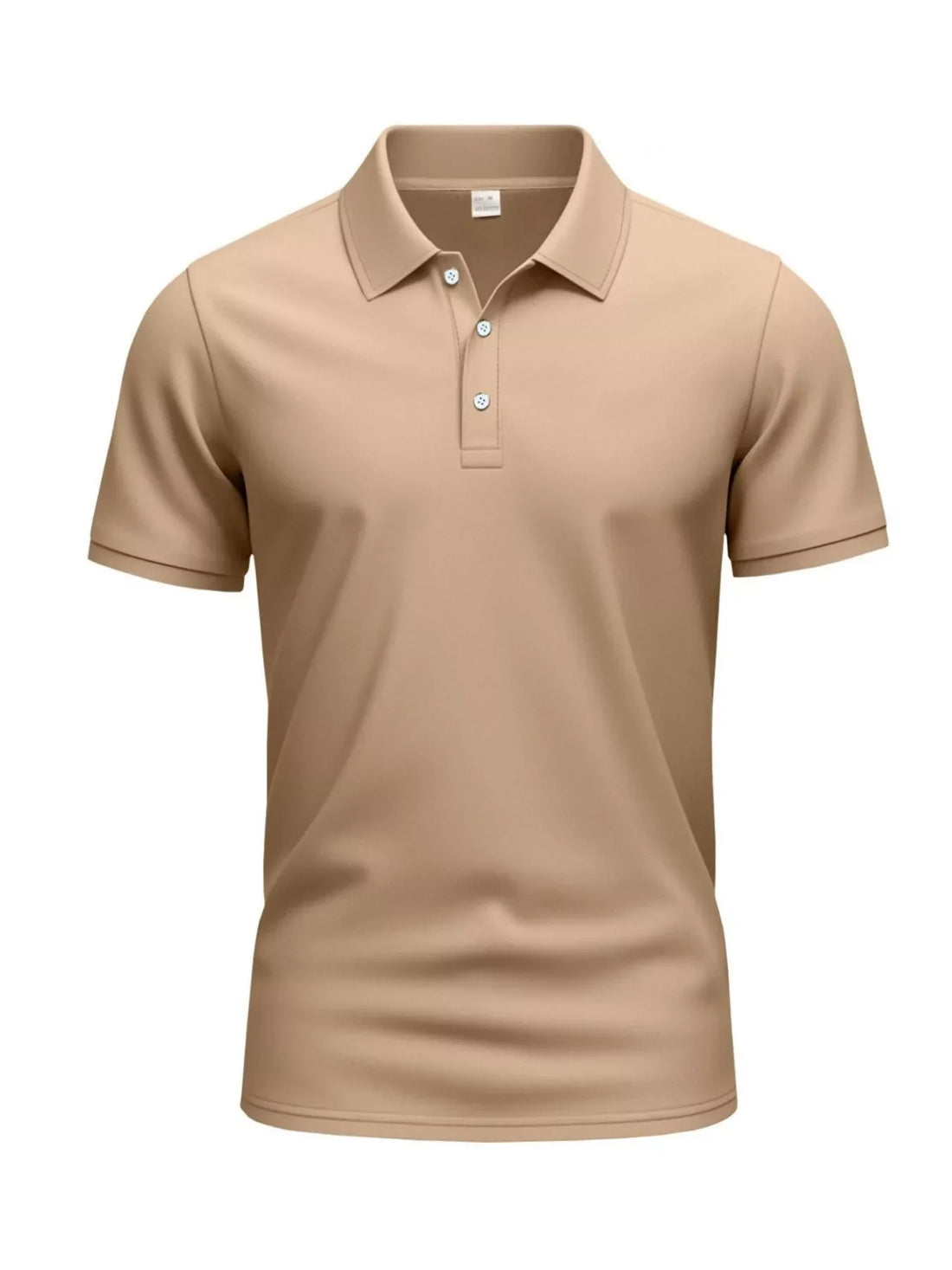 Men's Full Size Slim-Fit Short Sleeve Polo Plus Size
