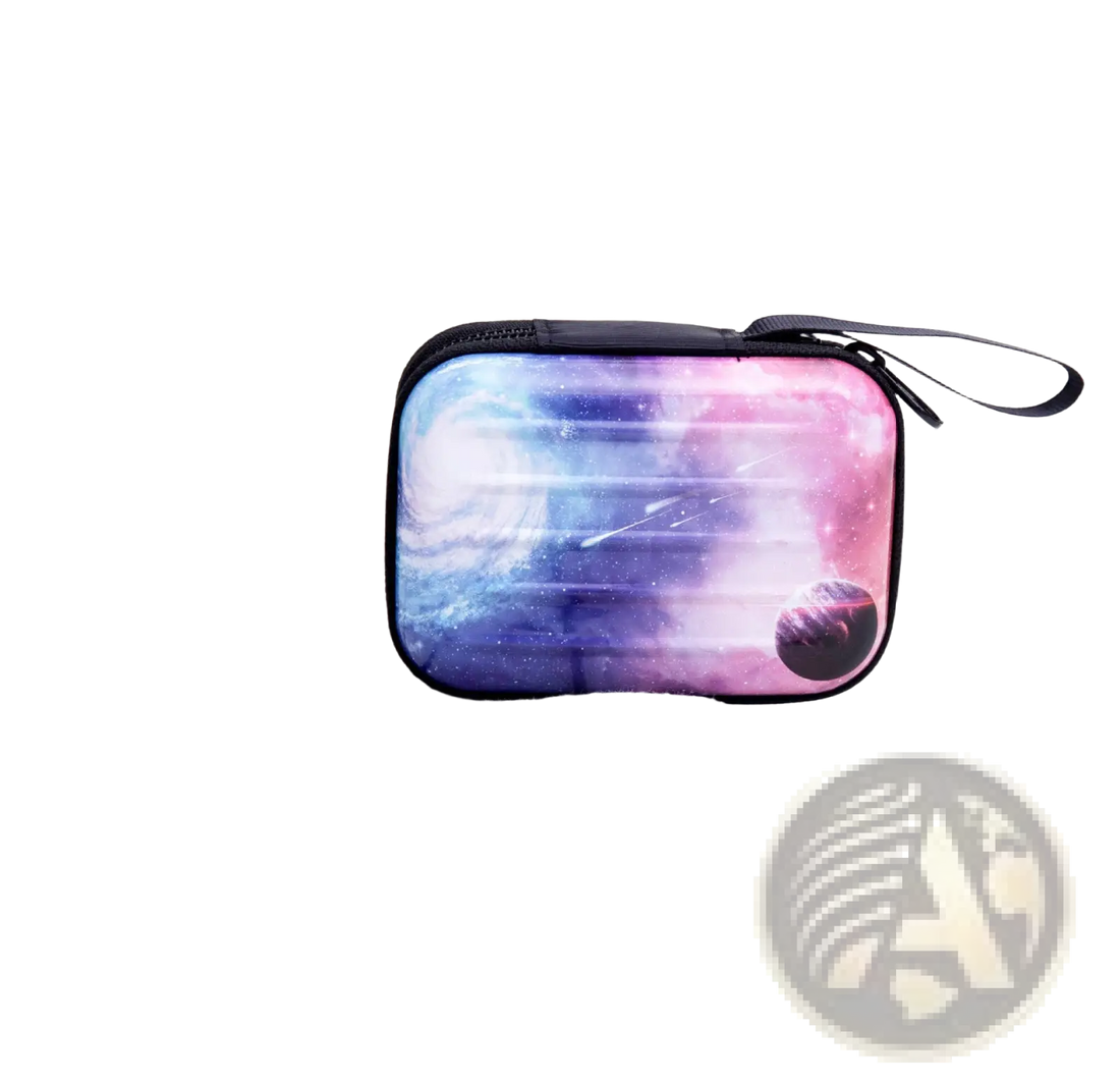 Festive Christmas and Galaxy Tinplate Zipper Coin Purses