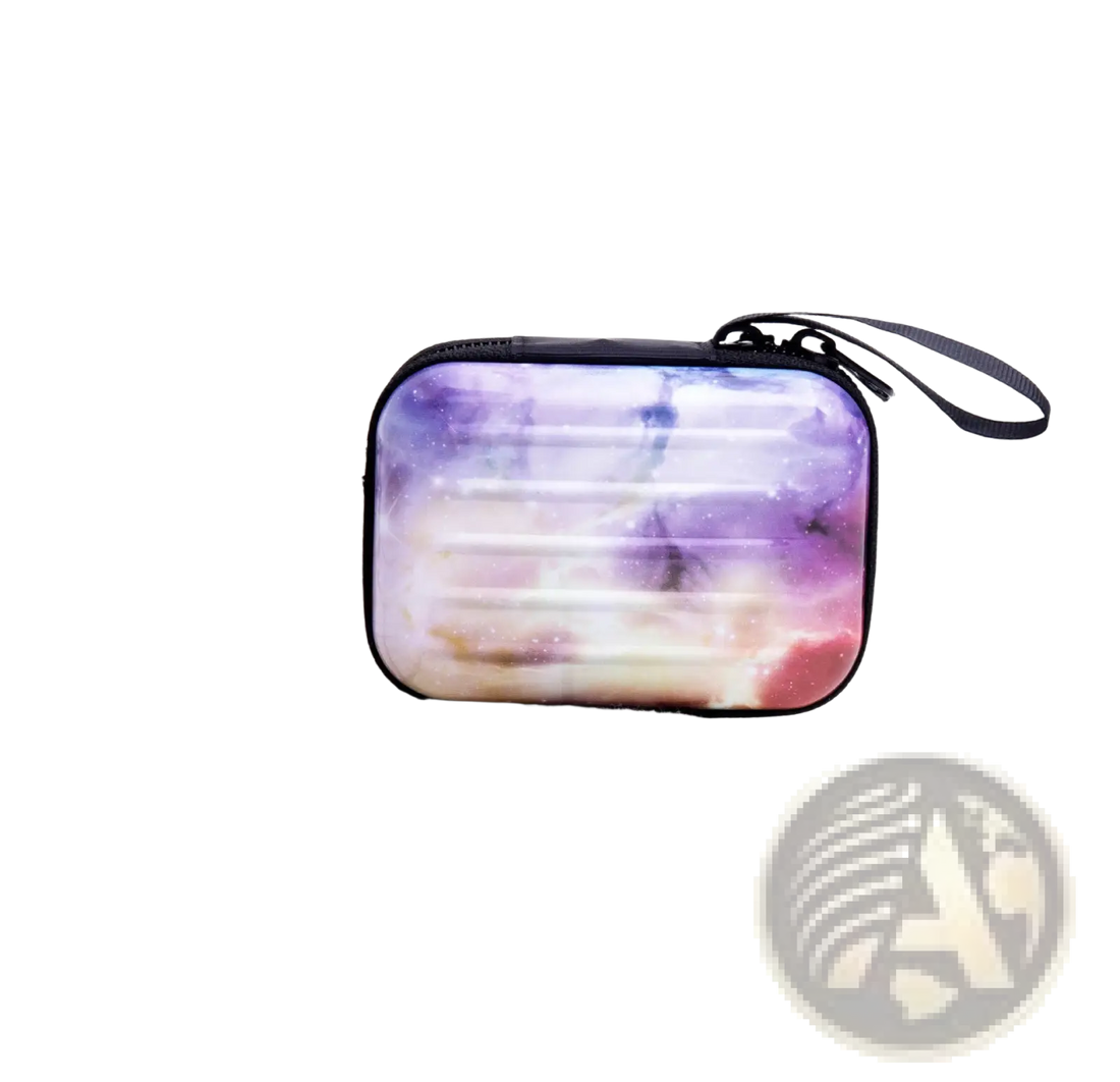 Festive Christmas and Galaxy Tinplate Zipper Coin Purses
