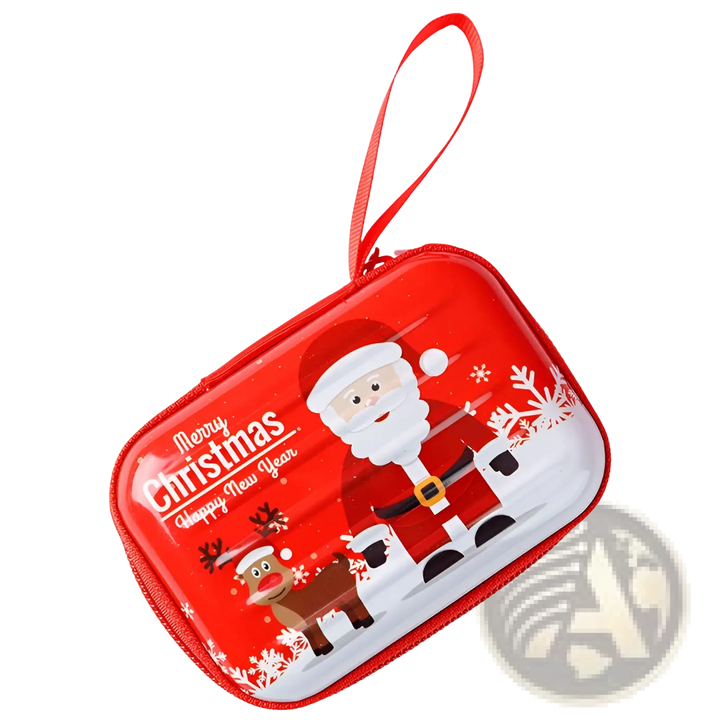 Festive Christmas and Galaxy Tinplate Zipper Coin Purses