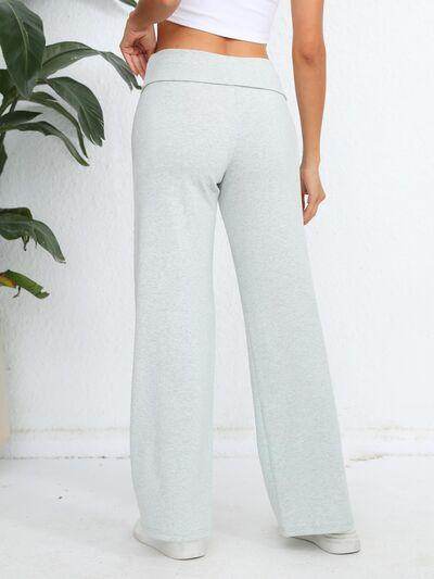 Elastic Waist Wide Leg Pants for Comfortable Everyday Wear