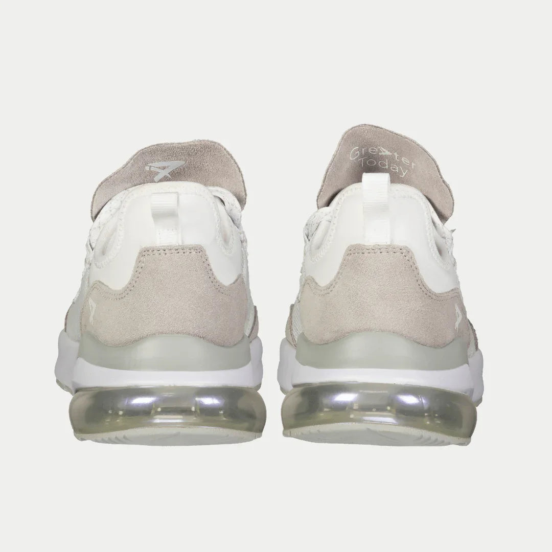 LA Gear Women's Runyon Lowtop | White x Gray