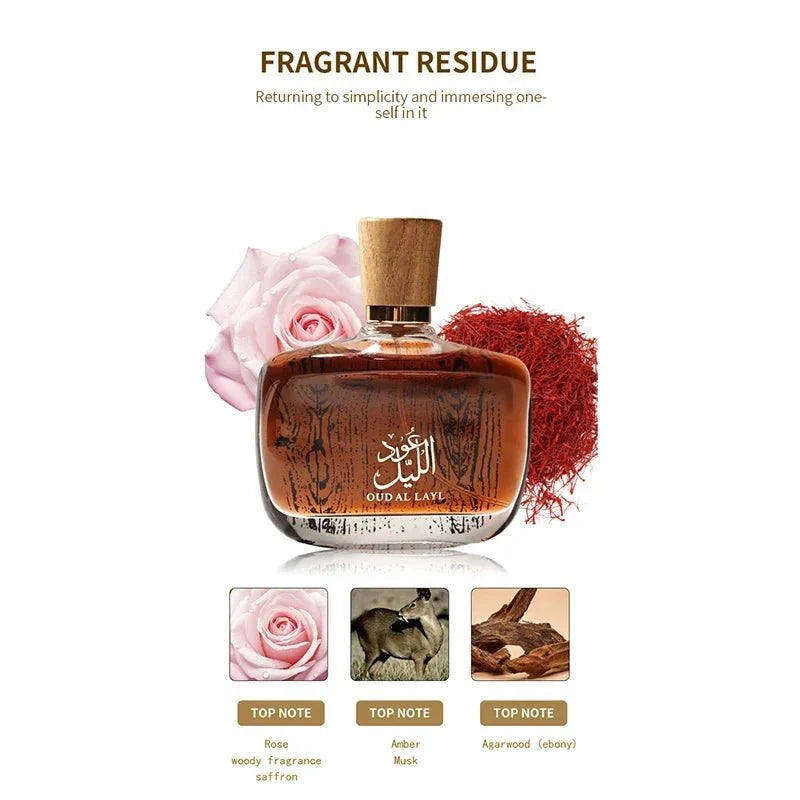 Luxury Arabian Musk Oud & Cedarwood Men's Eau De Toilette