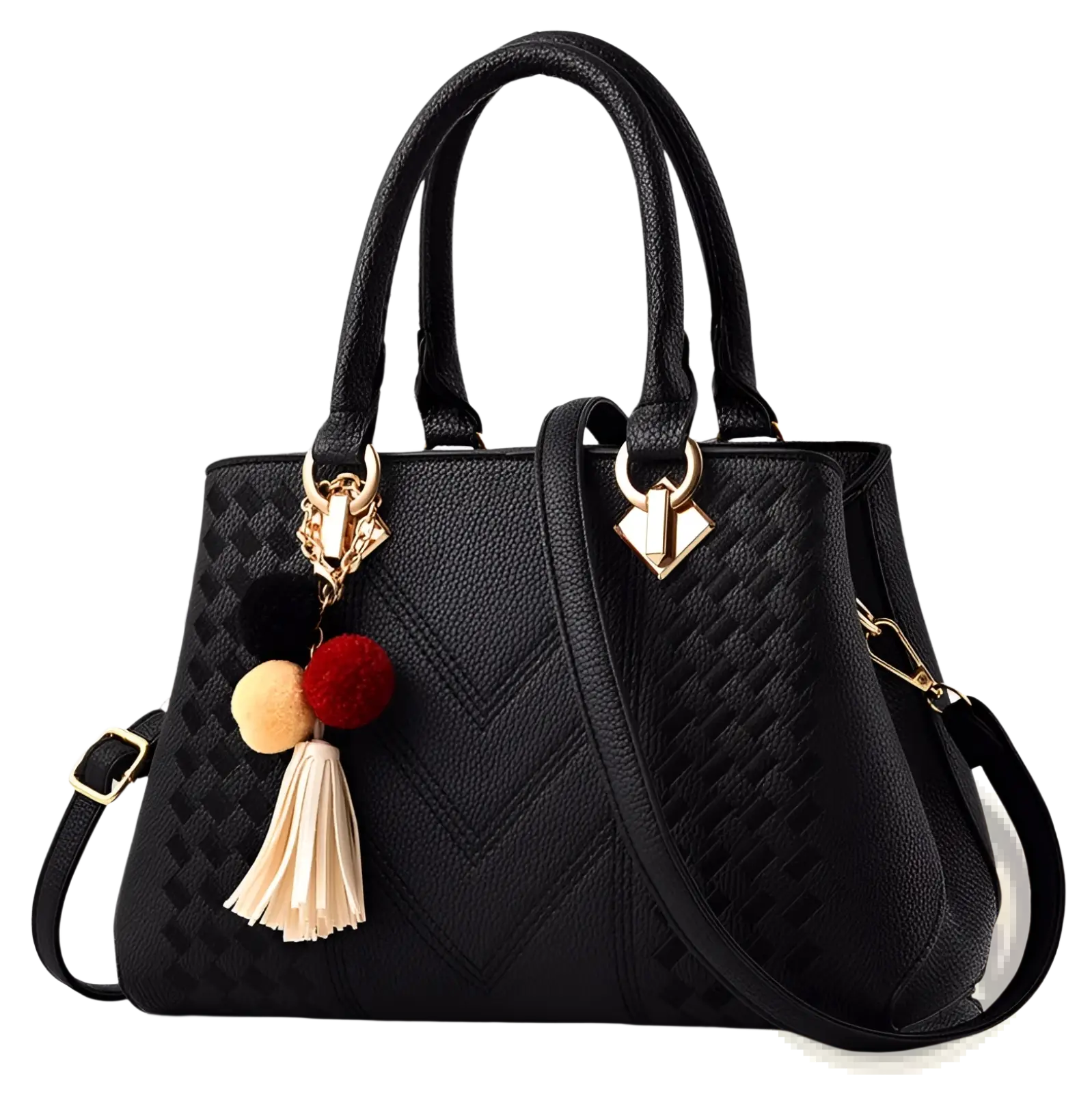 Luxury Women Handbags Woven Pu Leather Crossbody Bag