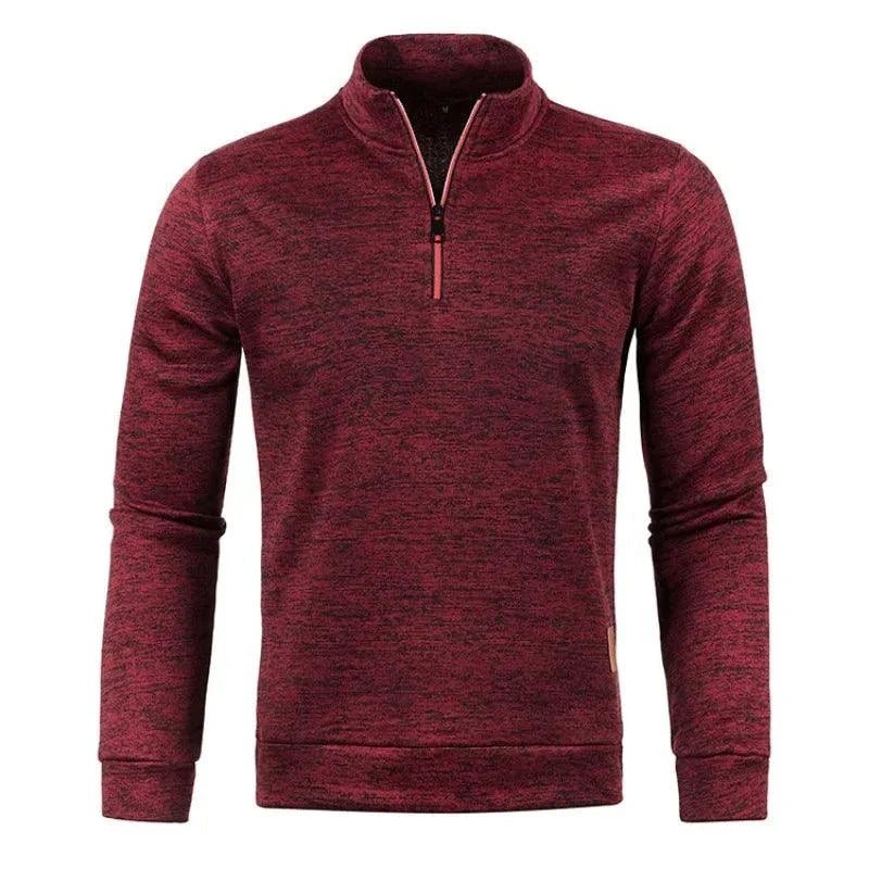 Men's Half Zipper Turtleneck Sweatshirt: Cozy and Stylish for Fall