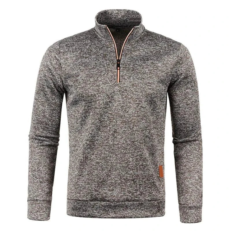 Men's Half Zipper Turtleneck Sweatshirt: Cozy and Stylish for Fall