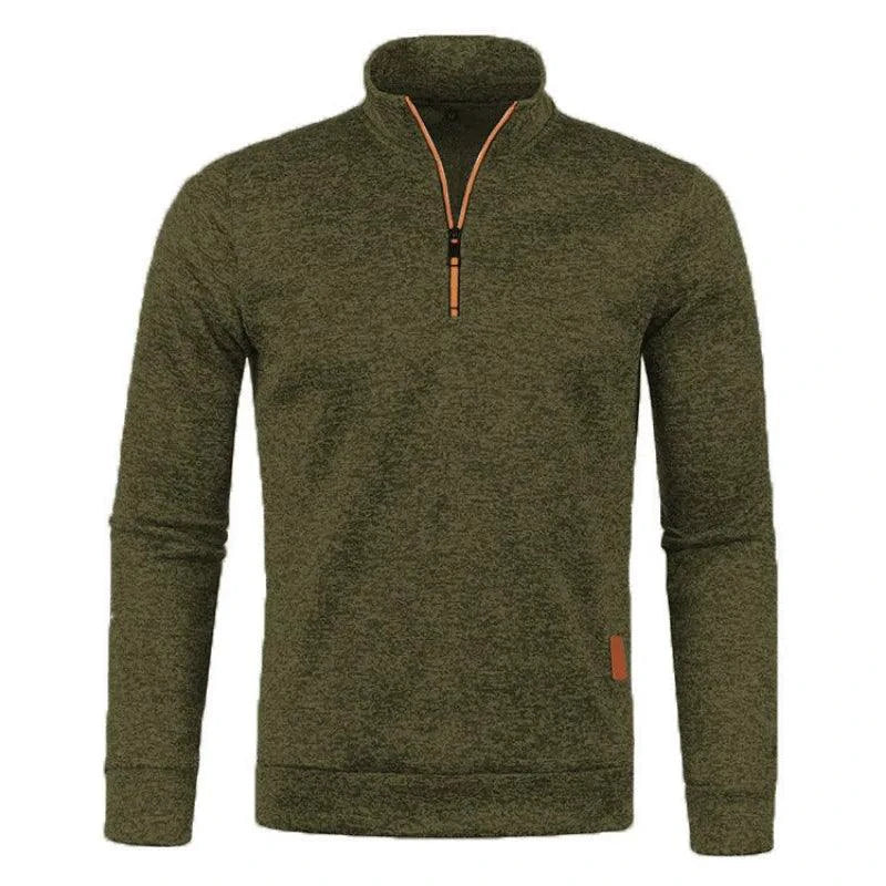 Men's Half Zipper Turtleneck Sweatshirt: Cozy and Stylish for Fall