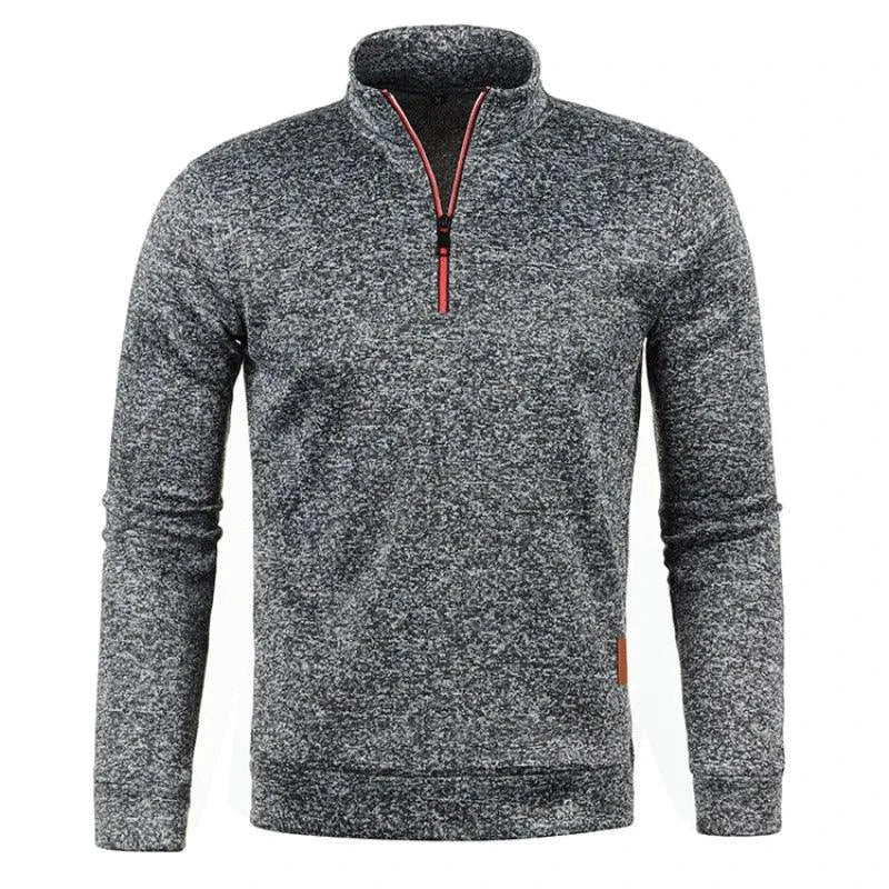 Men's Half Zipper Turtleneck Sweatshirt: Cozy and Stylish for Fall