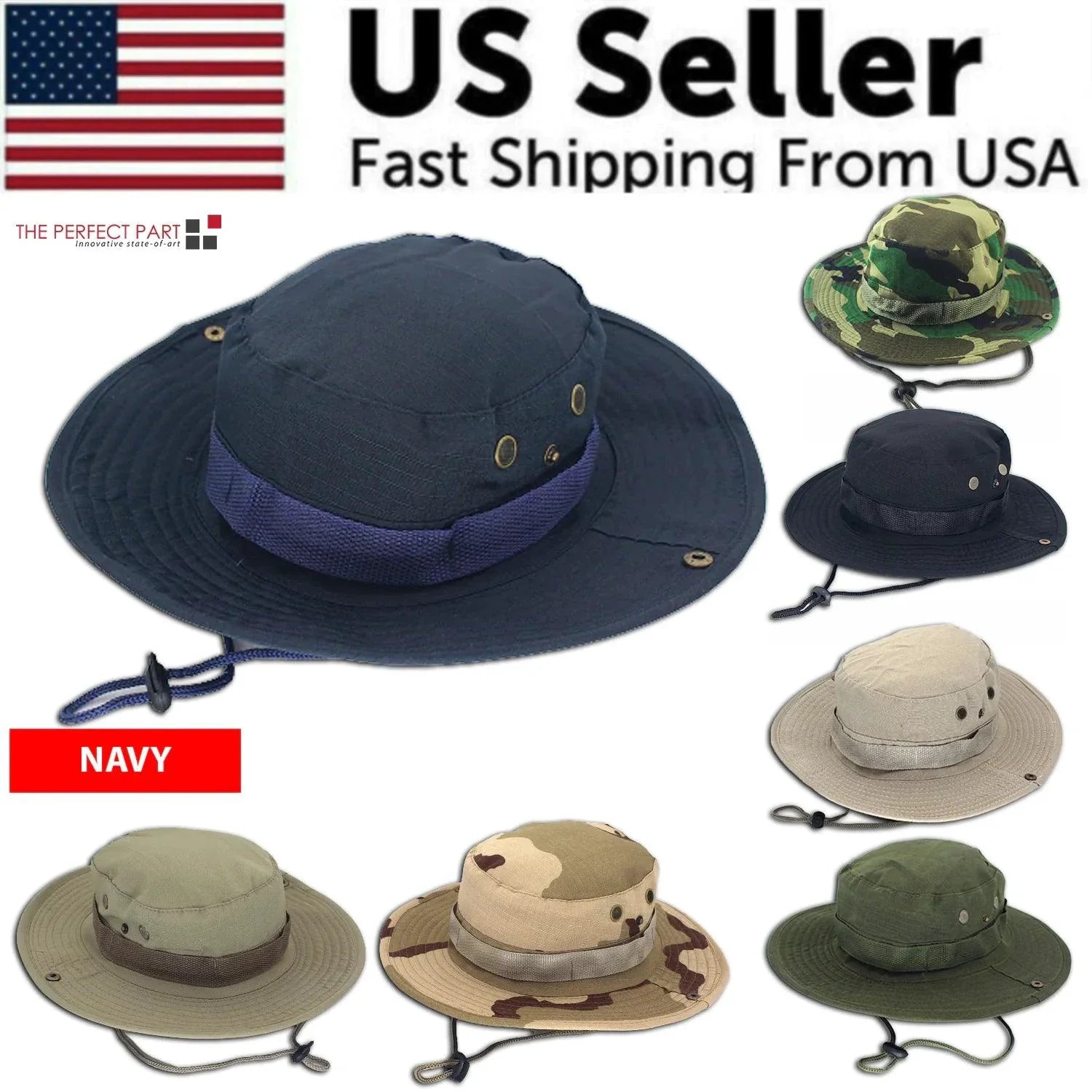 Safari Camo Sun Hat: Mesh Boonie for Outdoors
