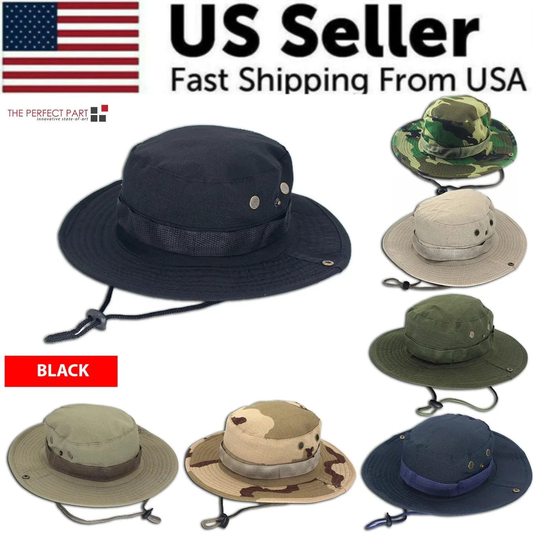 Safari Camo Sun Hat: Mesh Boonie for Outdoors