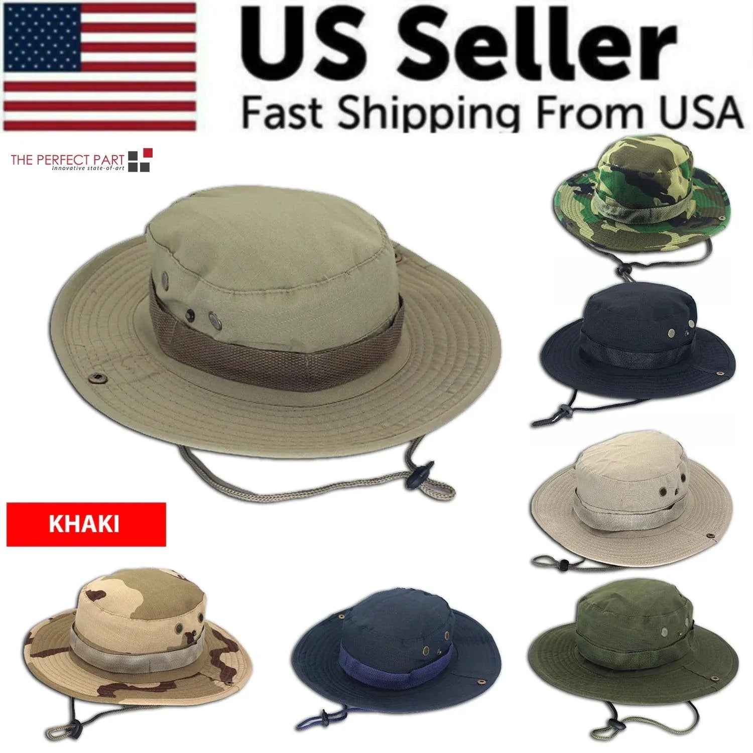 Safari Camo Sun Hat: Mesh Boonie for Outdoors