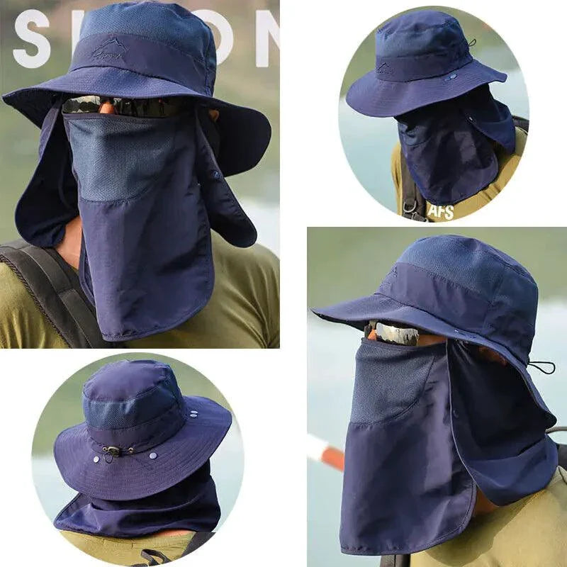 UV Defense Wide Brim Hat for Outdoor Adventures