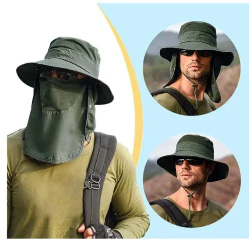 UV Defense Wide Brim Hat for Outdoor Adventures