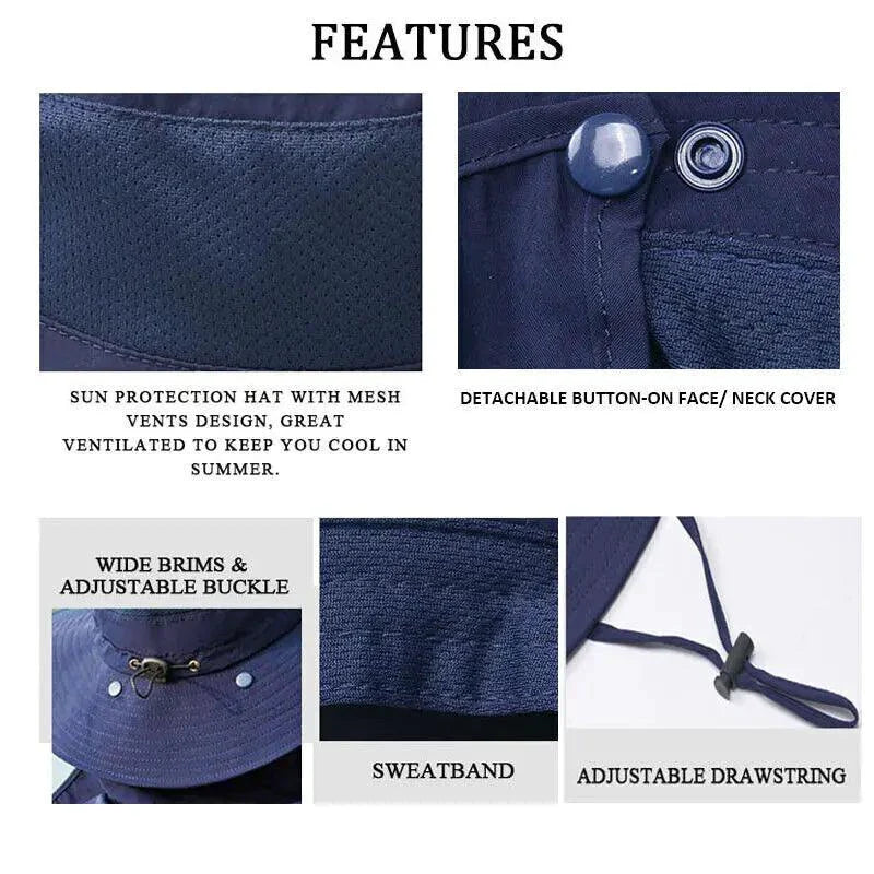 UV Defense Wide Brim Hat for Outdoor Adventures
