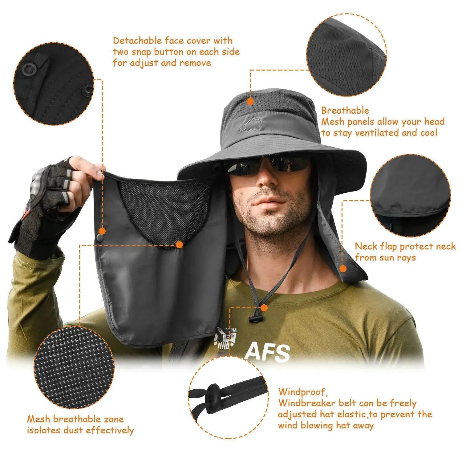 UV Defense Wide Brim Hat for Outdoor Adventures