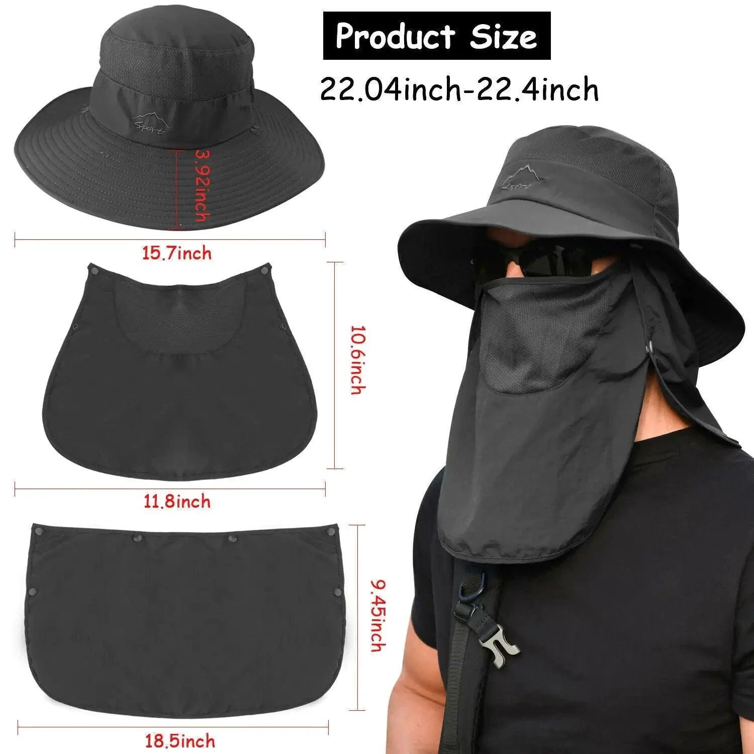 UV Defense Wide Brim Hat for Outdoor Adventures