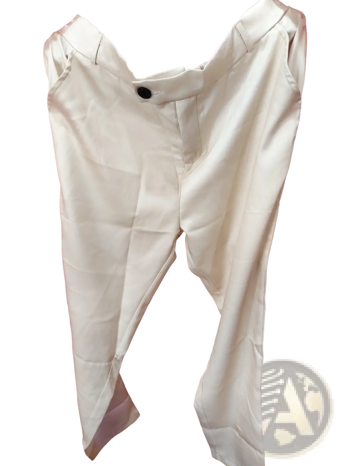 Men Beige Linen Two Piece Suit