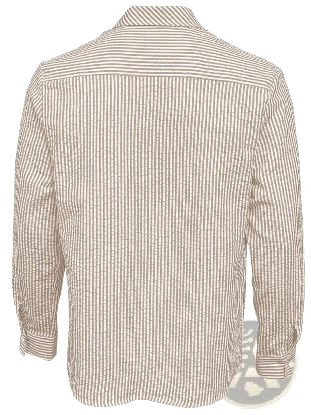 Men's Long Sleeve Striped Shirt with Loose Fit Stylish Comfortable Casual Wear for All Seasons Ideal for Outdoor Activities