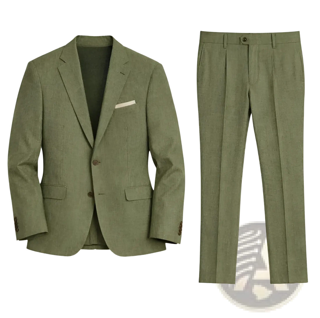 Men Digital Print Casual Suit Set