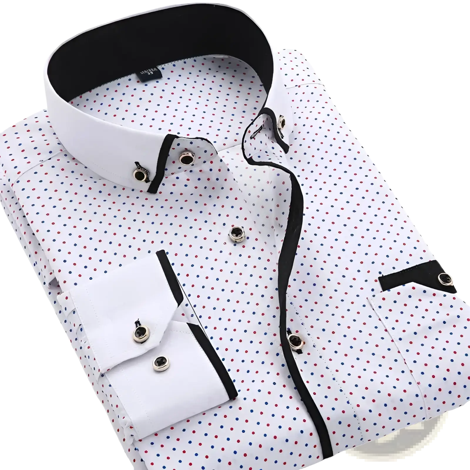 Men Floral Dress Shirt Slim Fit Long Sleeve Casual