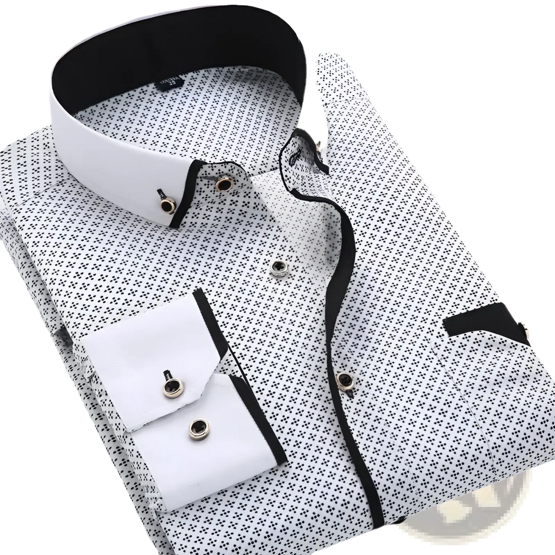 Men Floral Dress Shirt Slim Fit Long Sleeve Casual