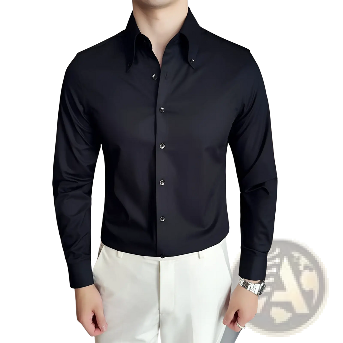 Men Plus Size Non-iron Dress Shirt