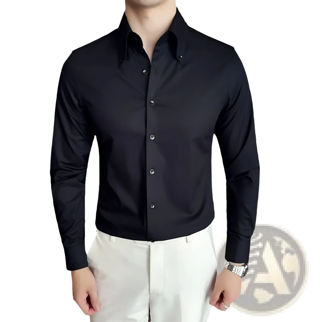 Men Plus Size Non-iron Dress Shirt