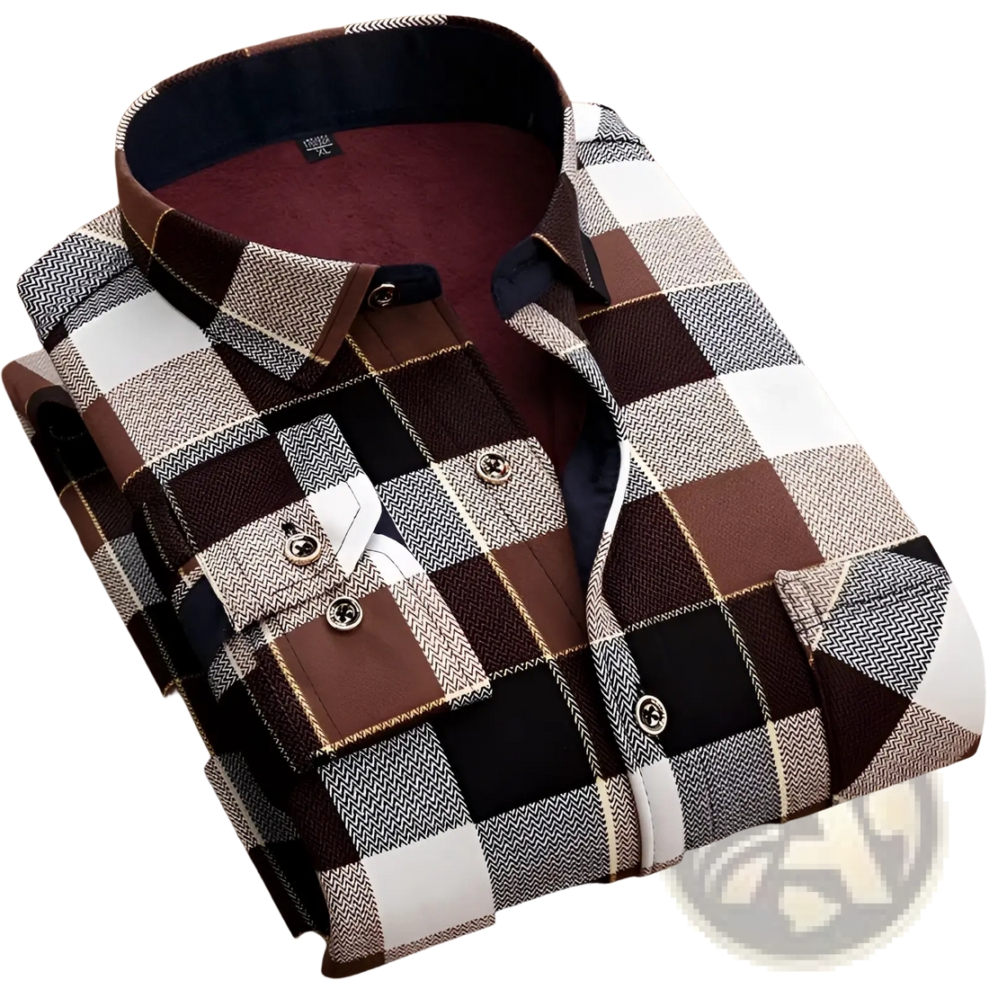 Men Slim Fit Long Sleeve Casual Shirt