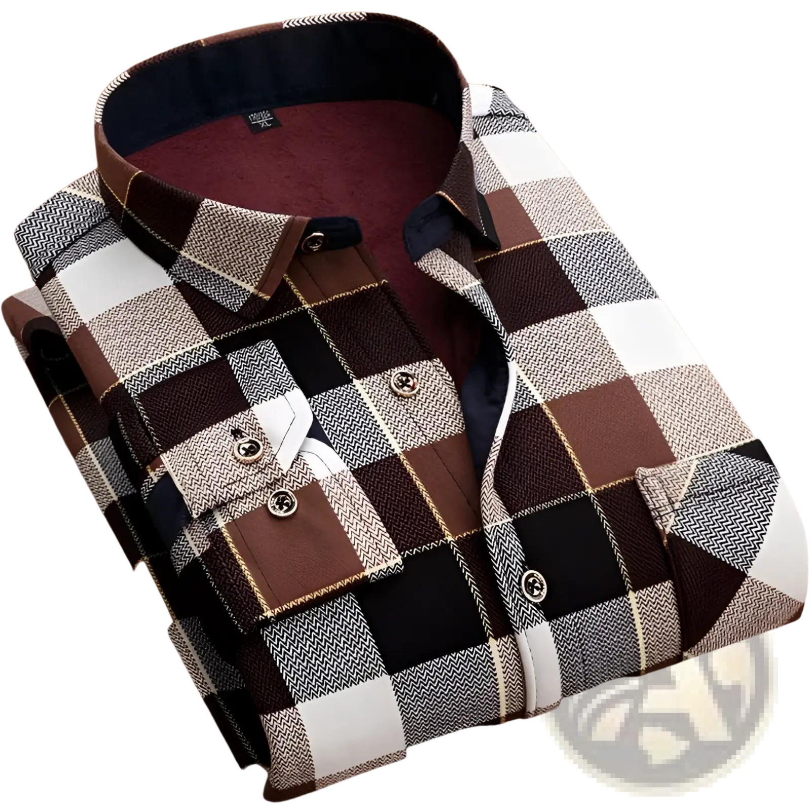 Men Slim Fit Long Sleeve Casual Shirt