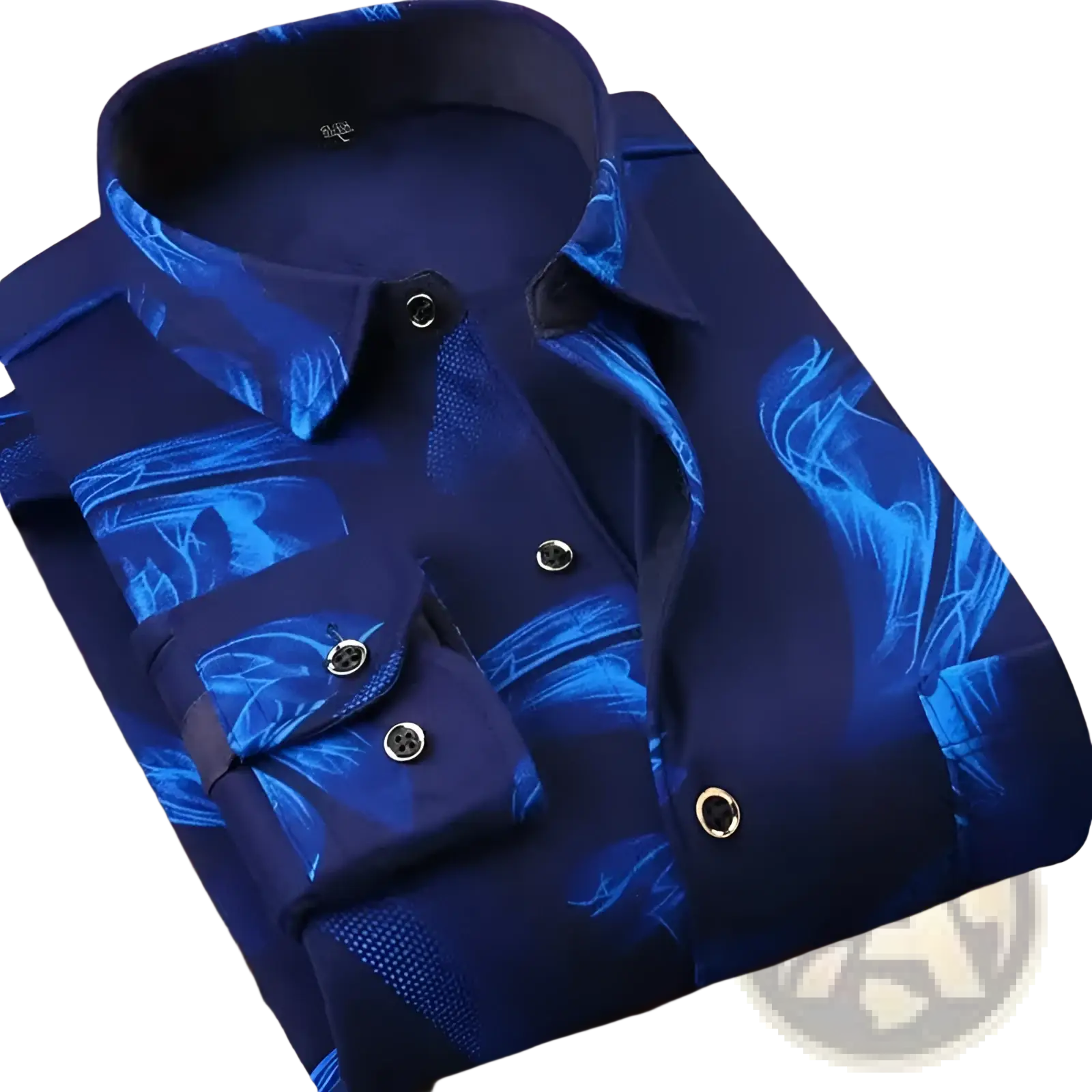 Men Slim Fit Long Sleeve Casual Shirt