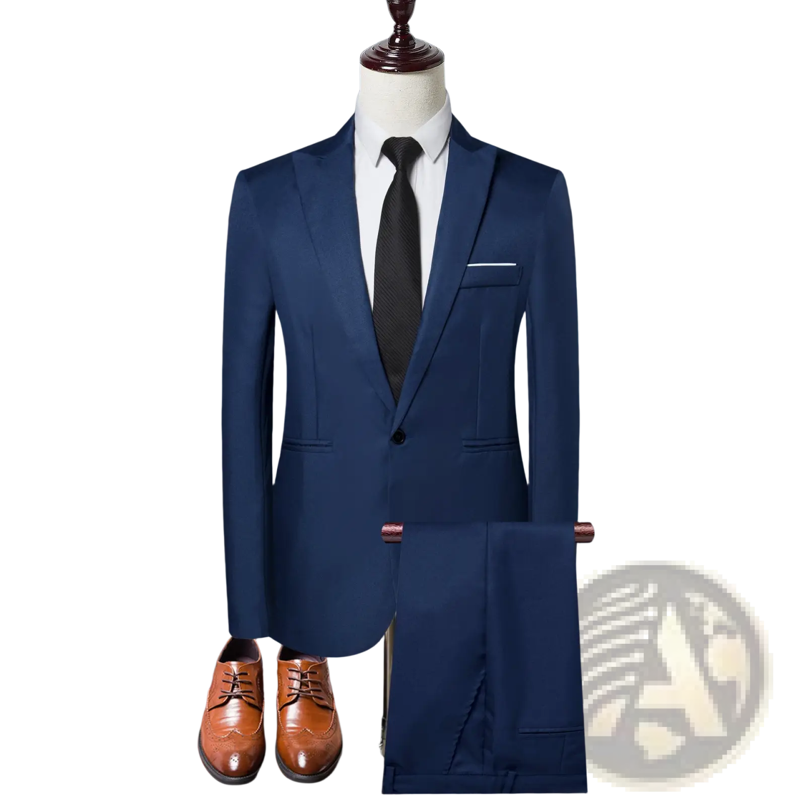 Men Solid Color Two Piece Leisure Suit