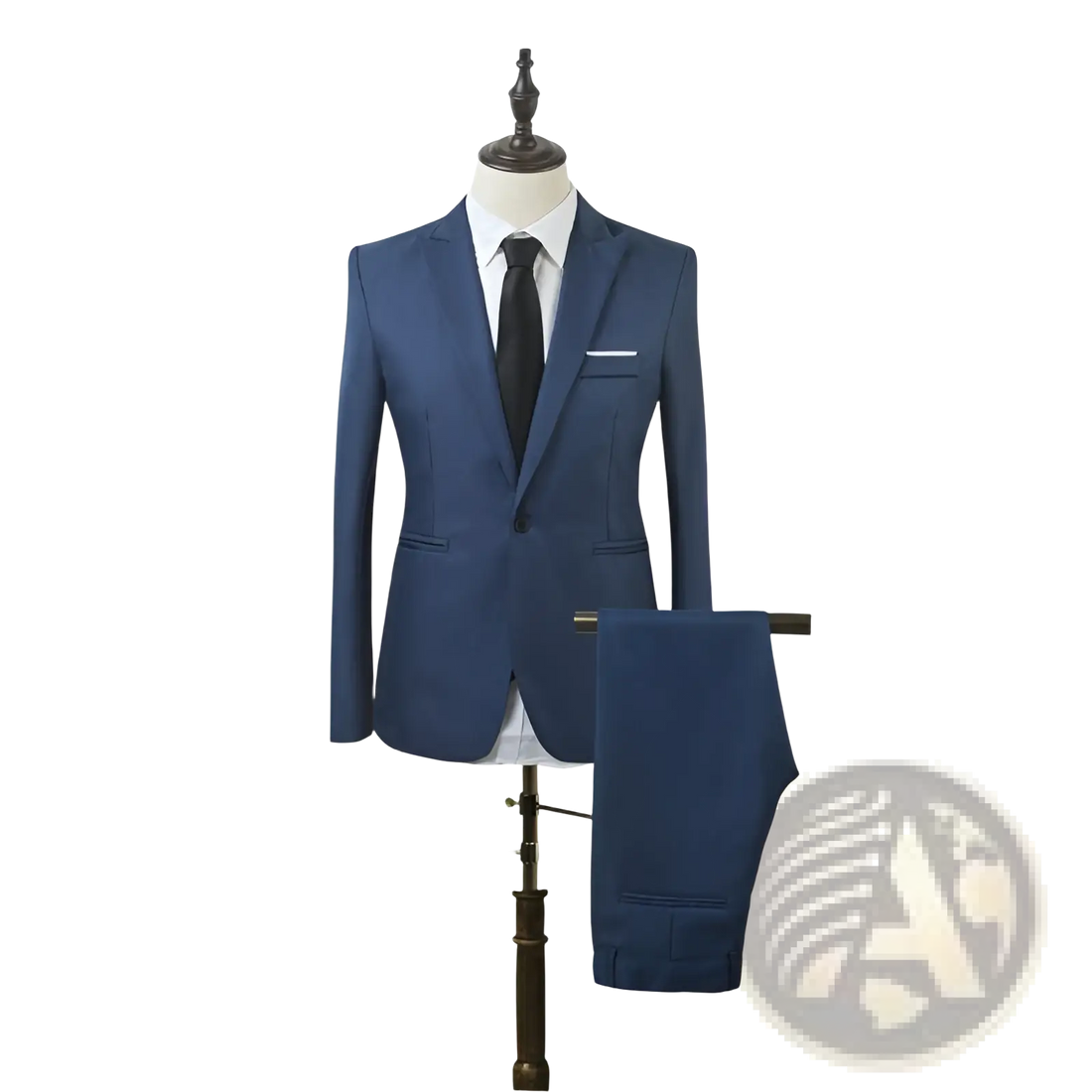 Men Solid Color Two Piece Leisure Suit