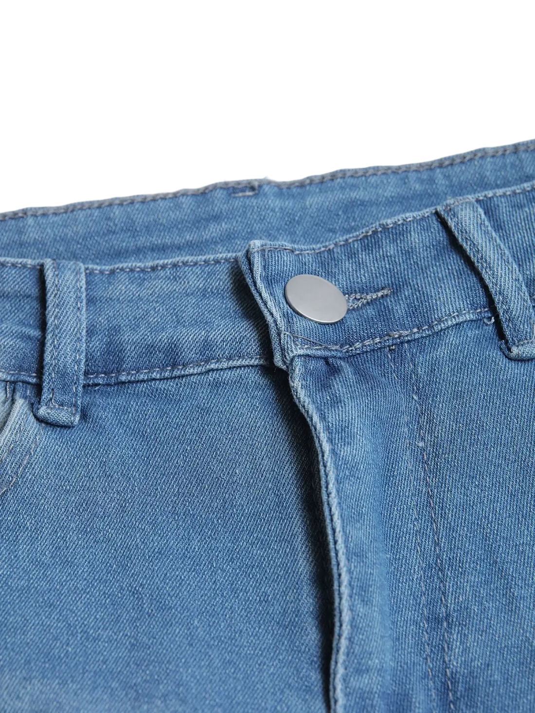Men's Distressed Slim Fit Stretch Denim Jeans