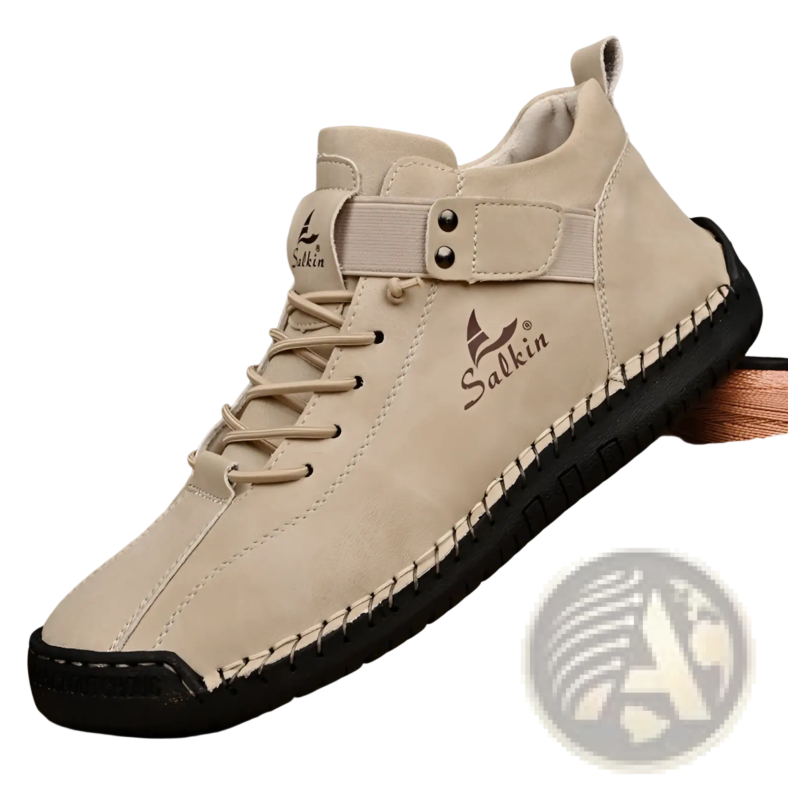 Men's Leather Shoes Plus Size Handmade Salkin Boots