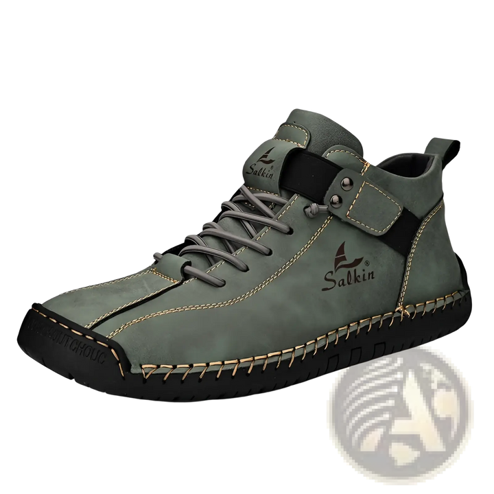 Men's Leather Shoes Plus Size Handmade Salkin Boots