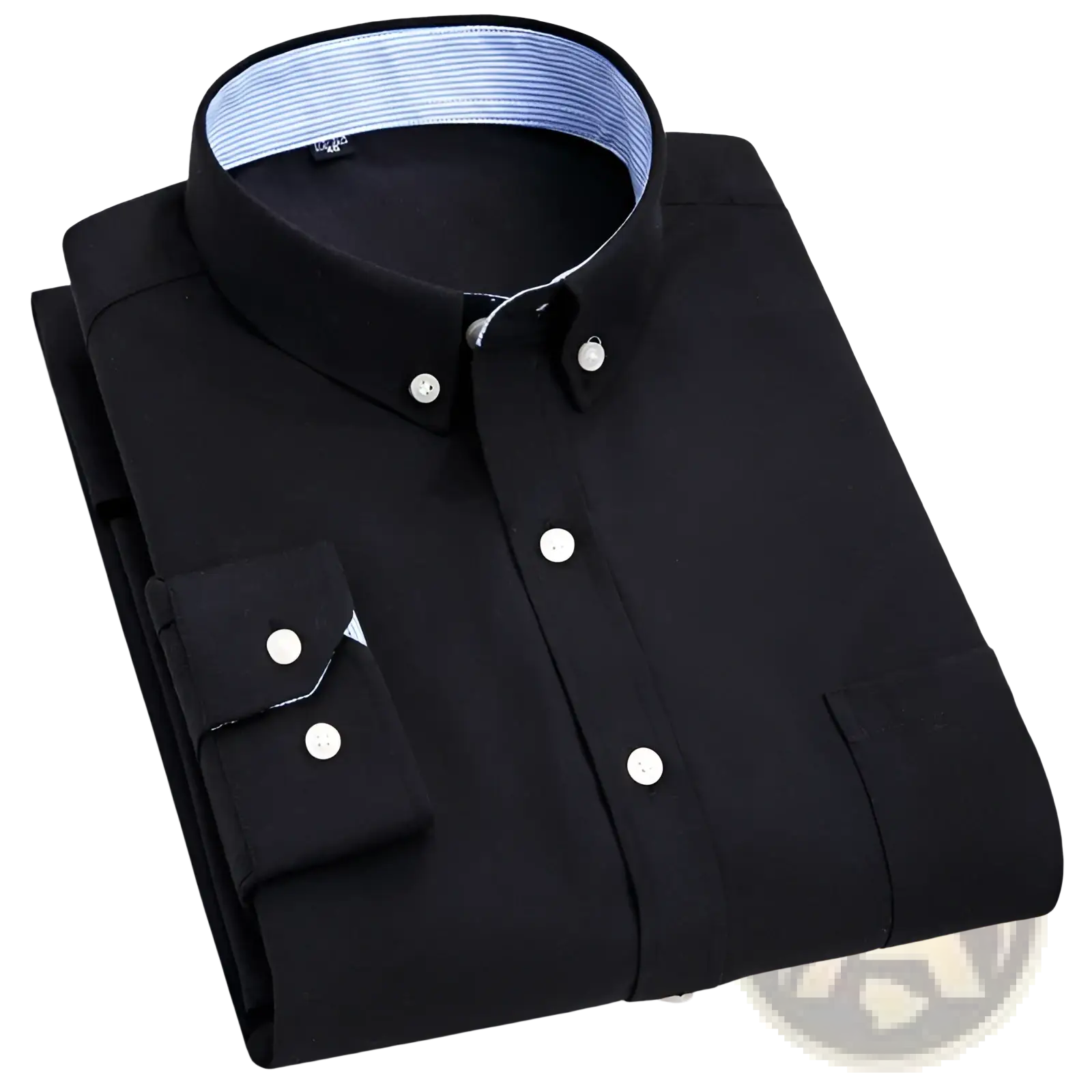 Mens Light Blue Oxford Shirt Casual Long Sleeve