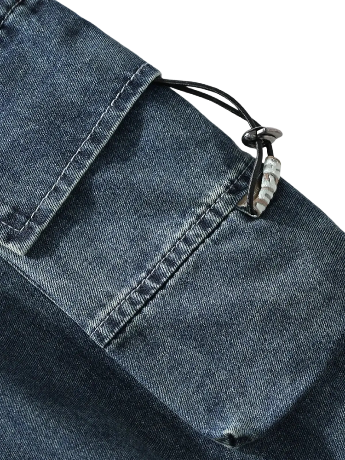 Men's Plus Size Baggy Cargo Jeans Denim Trousers