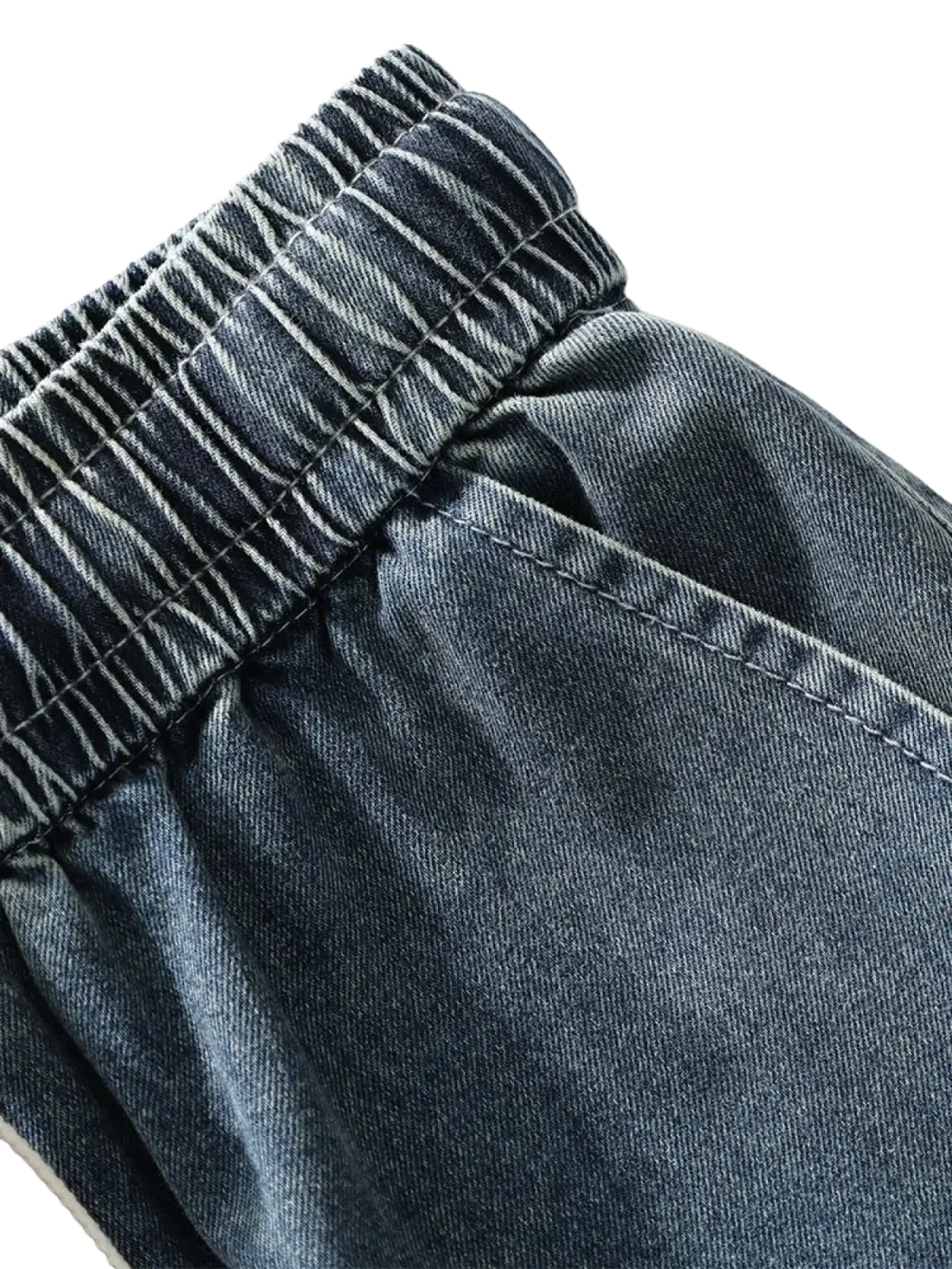 Men's Plus Size Baggy Cargo Jeans Denim Trousers