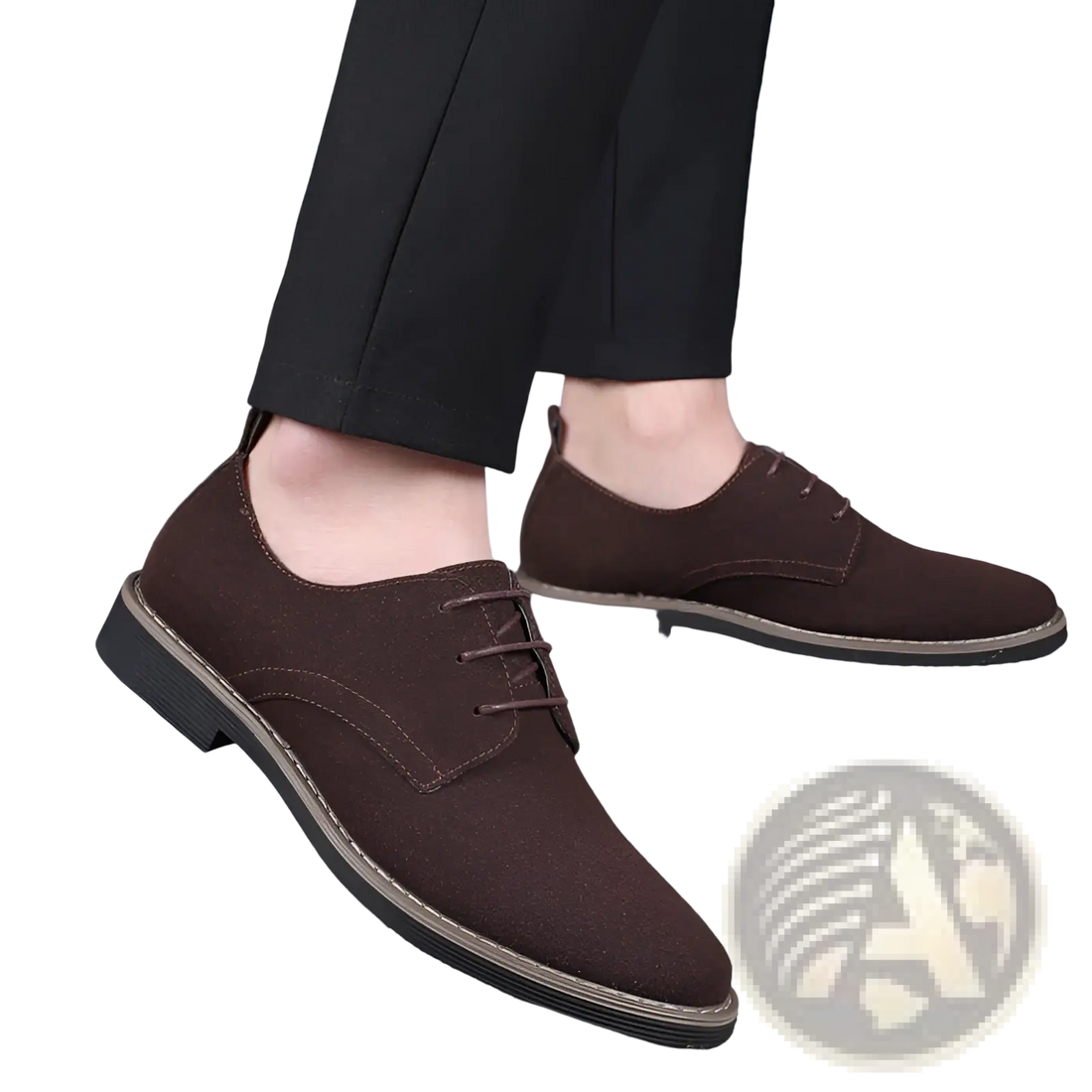 Men's Plus Size British Style Suede Casual Oxford Shoes