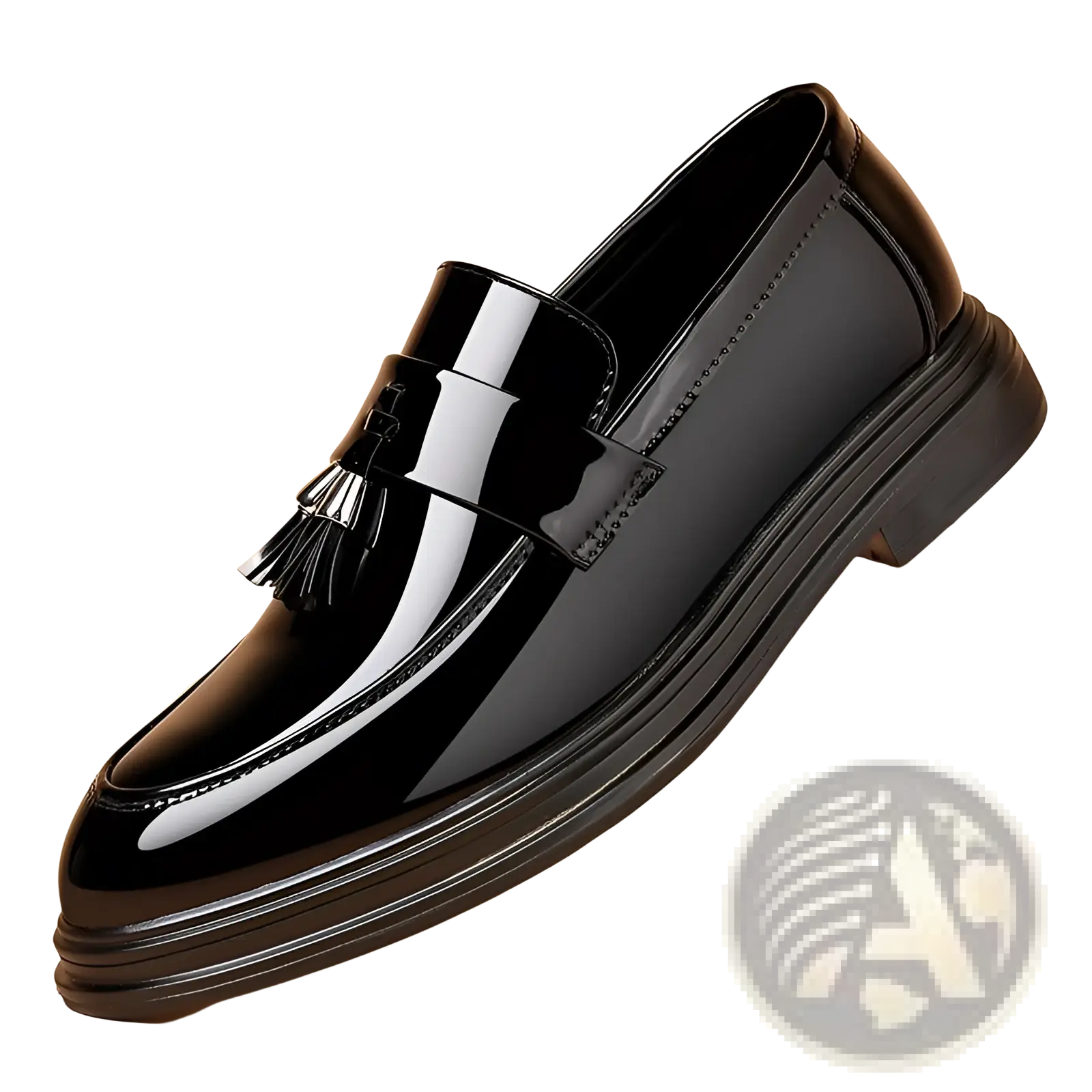 Men's Plus Size Business Casual Leather Wedge Shoes