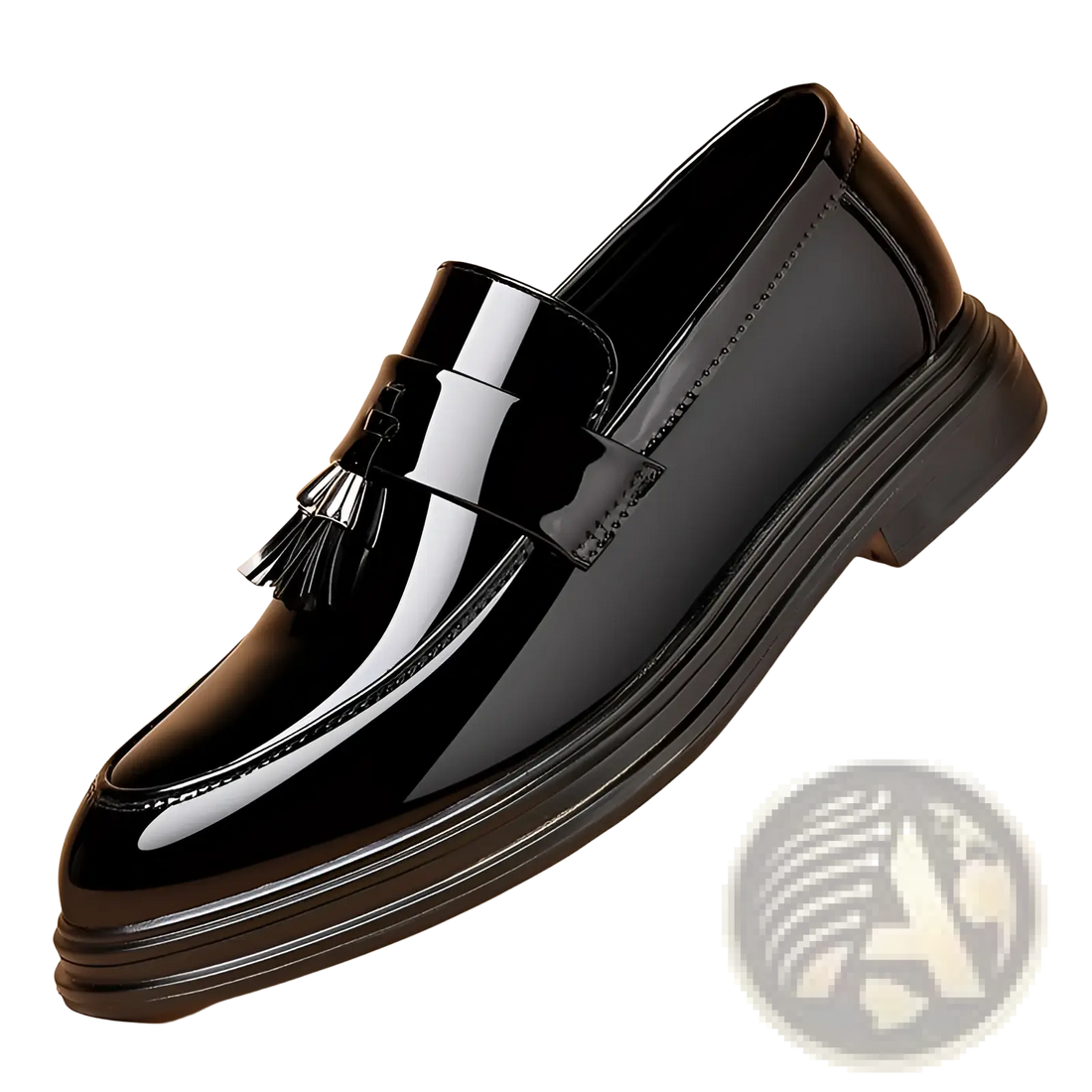Men's Plus Size Business Casual Leather Wedge Shoes
