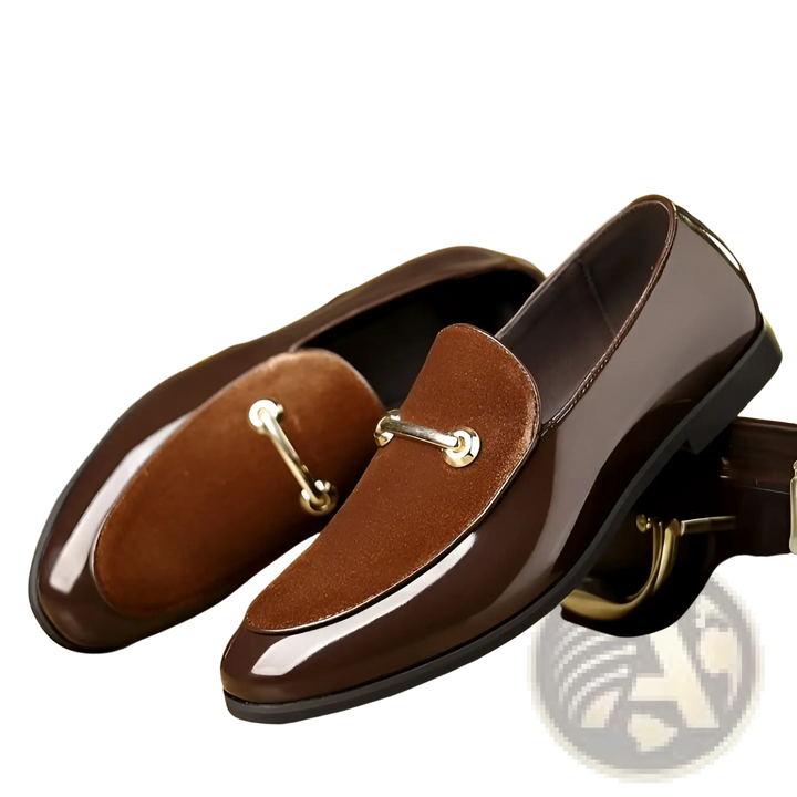 Men's Plus Size Pointed Toe British Business Leather Shoes