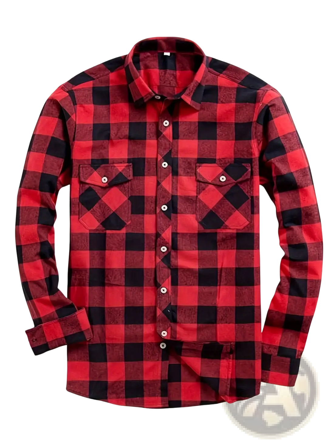 Men's Slim Fit Plaid Flannel Button Up Shirt