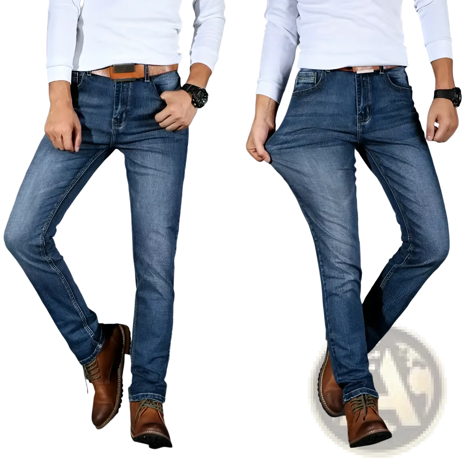 Men's Slim Fit Stretch Denim Jeans