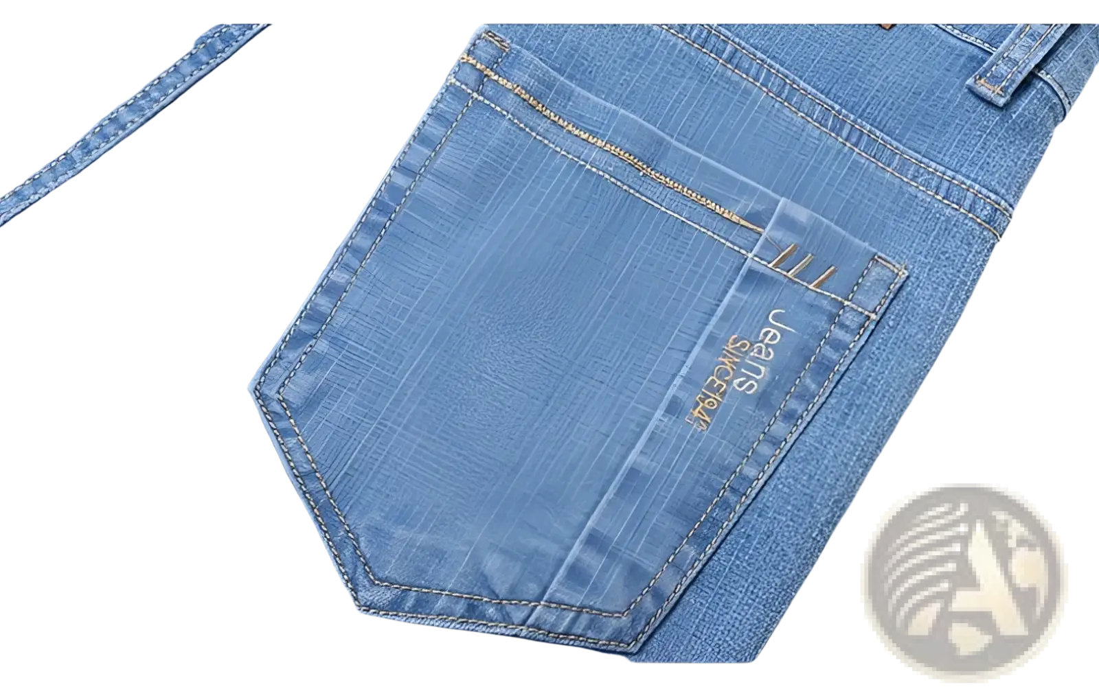 Men's Stretch Cotton Straight Jeans Casual Trousers