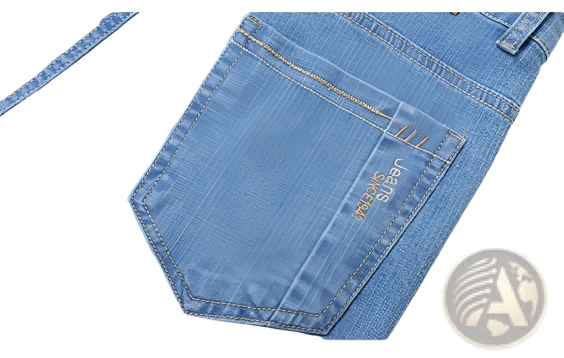 Men's Stretch Cotton Straight Jeans Casual Trousers